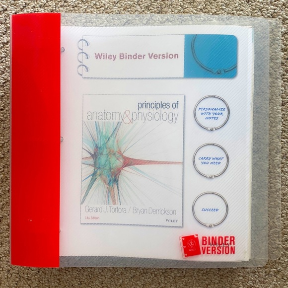 Principles of Anatomy & Physiology Wiley Binder Version